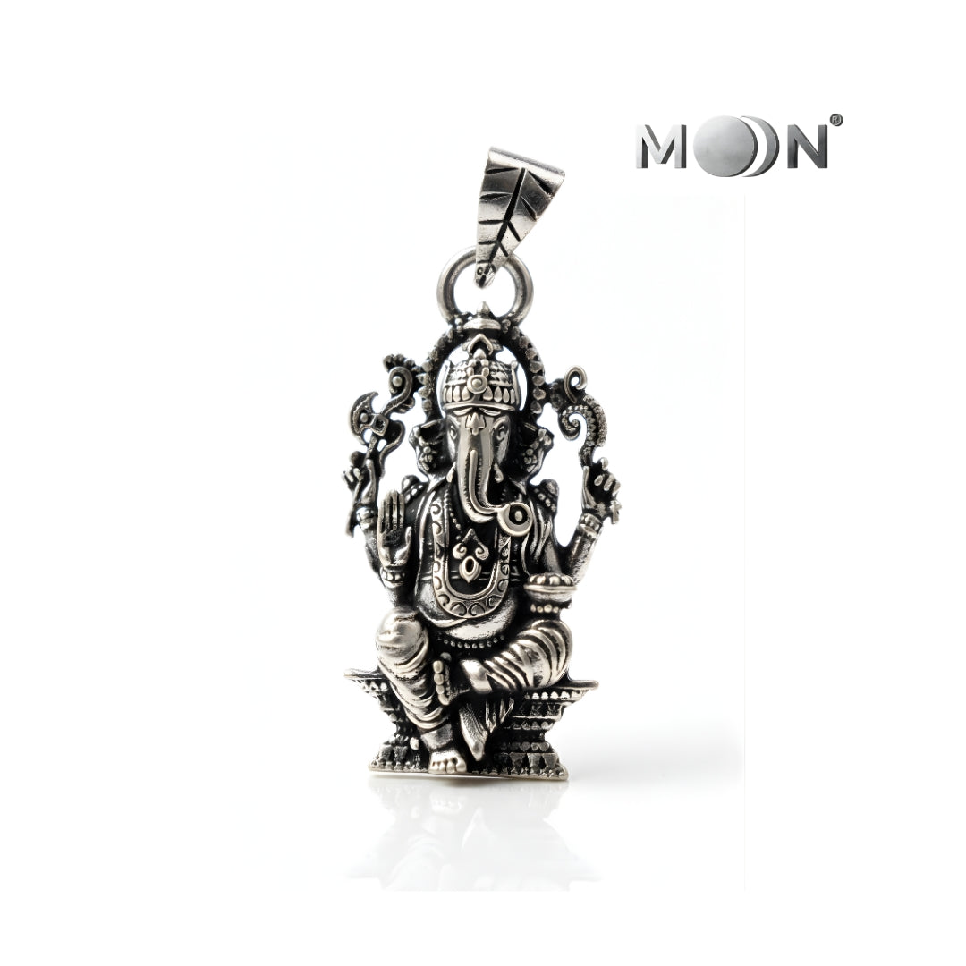 Lord Ganesha Silver Pendant