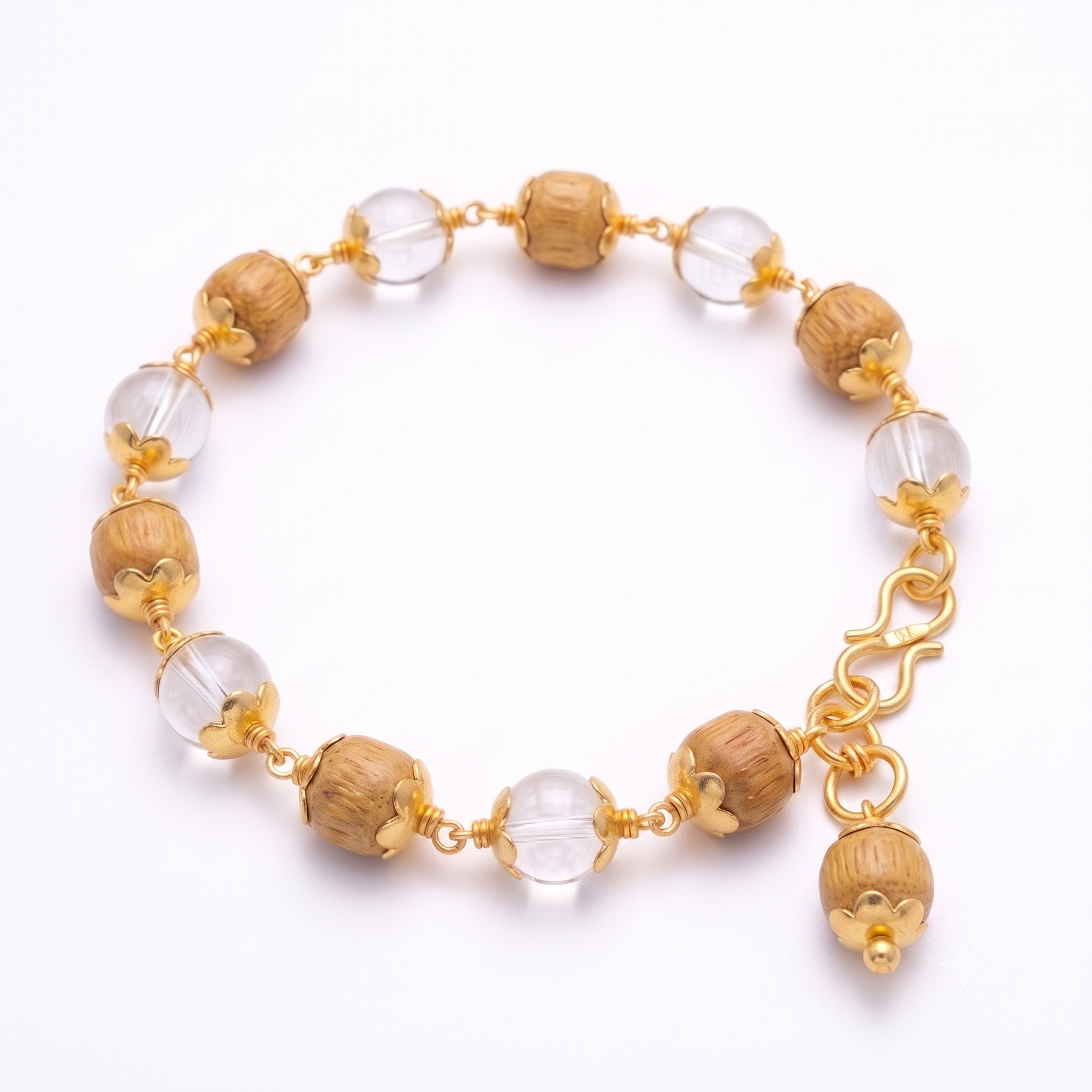 Tulsi and Sphatika Bracelet